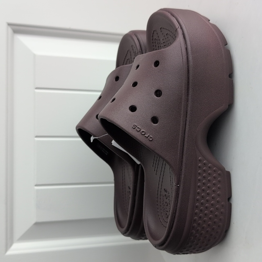 CROCS Dark Brown Platform Clogs - image 4